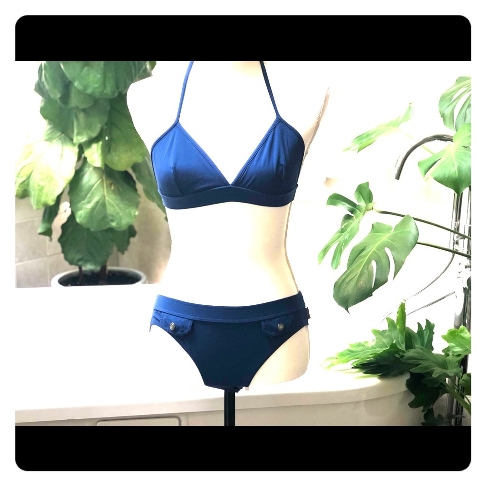 Burberry sport navy swimwear too and bottom size s
